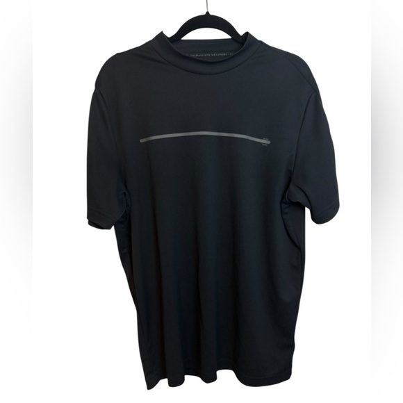 Adidas Adicross Draw Fade Mock Golf T-Shirt - Picture 1 of 7